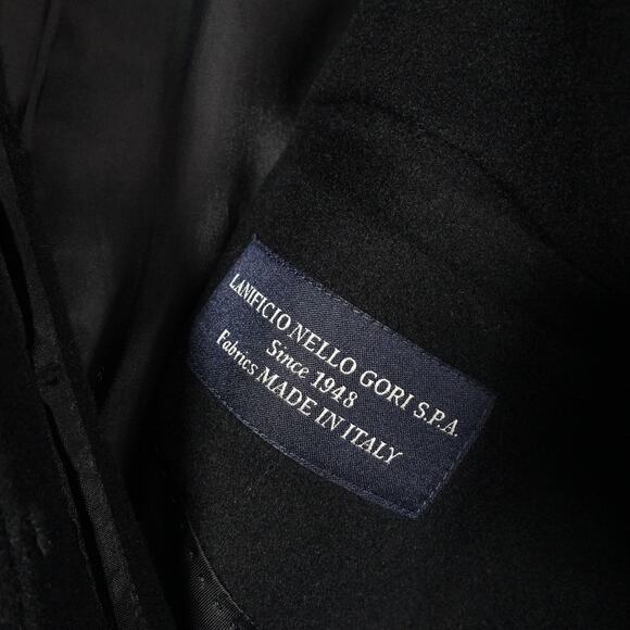 NWOT Quince Women's XL Mod Italian Wool Cocoon Coat Preppy Black $170 4615 - Picture 7 of 12